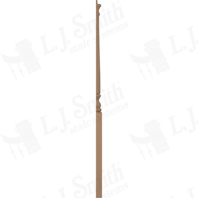 L.J. Smith 3" Half Long Utility Newel · LJ-4014 1/2-P — stair parts selection with LeviArs Design & Remodeling