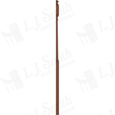L.J. Smith 3" Half Long Utility Newel · LJ-4042 1/2-C — stair parts selection with LeviArs Design & Remodeling