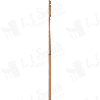 L.J. Smith 3" Half Long Utility Newel · LJ-4042BT 1/2-AL — stair parts selection with LeviArs Design & Remodeling