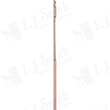 L.J. Smith 3" Half Long Utility Newel · LJ-4042BT 1/2-B — stair parts selection with LeviArs Design & Remodeling