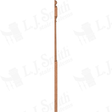 L.J. Smith 3" Half Long Utility Newel · LJ-4042BT 1/2-O — stair parts selection with LeviArs Design & Remodeling