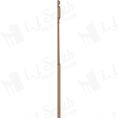 L.J. Smith 3" Half Long Utility Newel · LJ-4042BT 1/2-P — stair parts selection with LeviArs Design & Remodeling