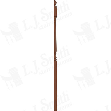 L.J. Smith 3" Half Long Utility Newel · LJ-4152 1/2-C — stair parts selection with LeviArs Design & Remodeling