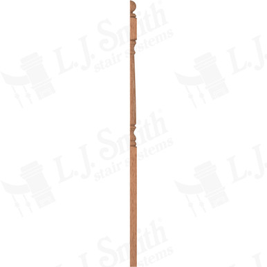 L.J. Smith 3" Half Long Utility Newel · LJ-4152 1/2-O — stair parts selection with LeviArs Design & Remodeling
