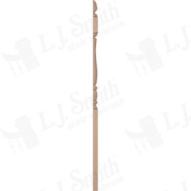 L.J. Smith 3" Half Long Utility Newel · LJF-3242 1/2-M — stair parts selection with LeviArs Design & Remodeling