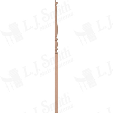 L.J. Smith 3" Half Long Utility Newel · LJP-3214 1/2-HM — stair parts selection with LeviArs Design & Remodeling
