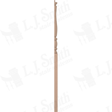 L.J. Smith 3" Half Long Utility Newel · LJP-3214 1/2-M — stair parts selection with LeviArs Design & Remodeling