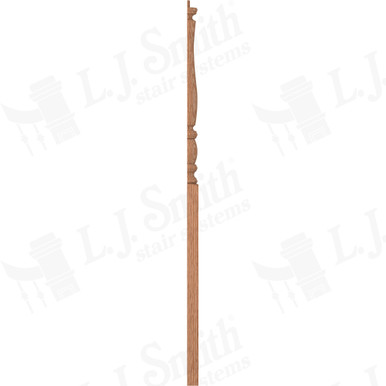 L.J. Smith 3" Half Long Utility Newel · LJP-3214 1/2-O — stair parts selection with LeviArs Design & Remodeling