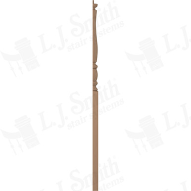 L.J. Smith 3" Half Long Utility Newel · LJP-3214 1/2-P — stair parts selection with LeviArs Design & Remodeling