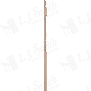 L.J. Smith 3" Half Long Utility Newel · LJP-3242 1/2-M — stair parts selection with LeviArs Design & Remodeling