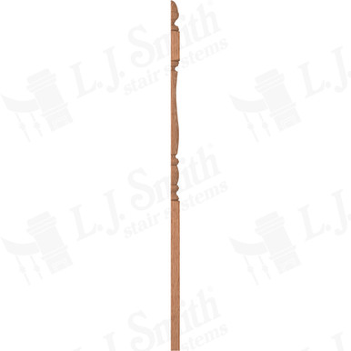 L.J. Smith 3" Half Long Utility Newel · LJP-3242 1/2-O — stair parts selection with LeviArs Design & Remodeling