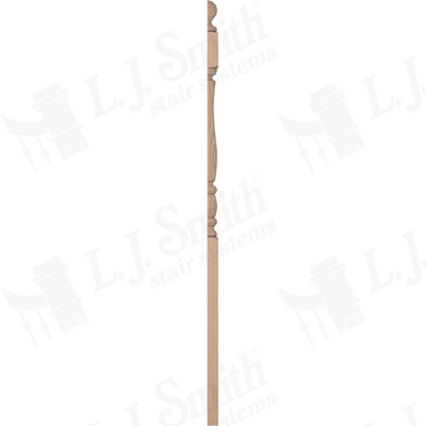 L.J. Smith 3" Half Long Utility Newel · LJP-3242BT 1/2-B — stair parts selection with LeviArs Design & Remodeling