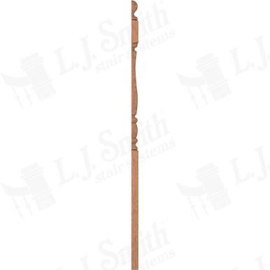 L.J. Smith 3" Half Long Utility Newel · LJP-3242BT 1/2-O — stair parts selection with LeviArs Design & Remodeling