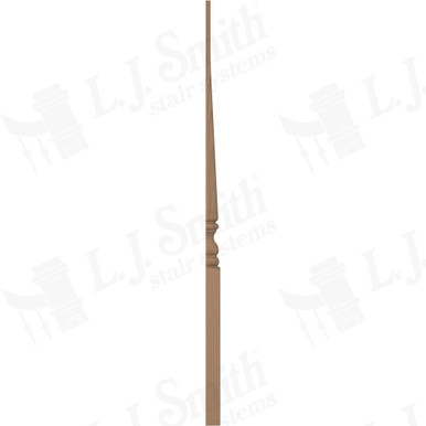 L.J. Smith 3" Half Pin Top Newel · LJ-4013PT 1/2-P — stair parts selection with LeviArs Design & Remodeling
