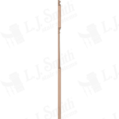 L.J. Smith 3" Half Second Floor Landing Newel · LJ-4045 1/2-B — stair parts selection with LeviArs Design & Remodeling