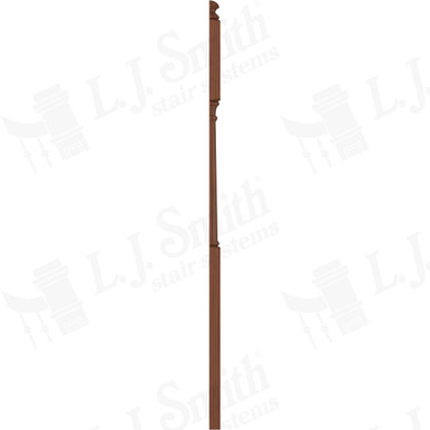 L.J. Smith 3" Half Second Floor Landing Newel · LJ-4045 1/2-C — stair parts selection with LeviArs Design & Remodeling