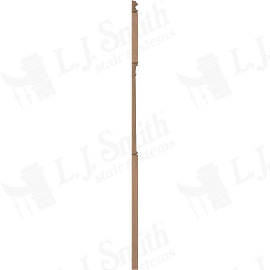 L.J. Smith 3" Half Second Floor Landing Newel · LJ-4045 1/2-P — stair parts selection with LeviArs Design & Remodeling