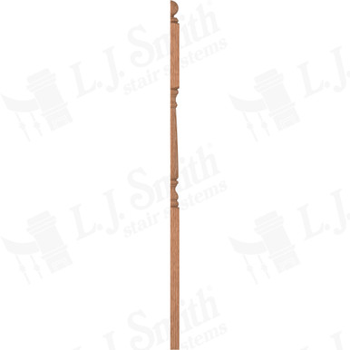 L.J. Smith 3" Half Second Floor Landing Newel · LJ-4155 1/2-O — stair parts selection with LeviArs Design & Remodeling