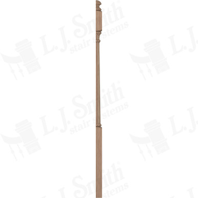 L.J. Smith 3" Half Short Utility Newel · LJ-4040 1/2-HK — stair parts selection with LeviArs Design & Remodeling