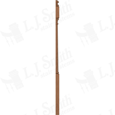 L.J. Smith 3" Half Short Utility Newel · LJ-4040 1/2-WO — stair parts selection with LeviArs Design & Remodeling