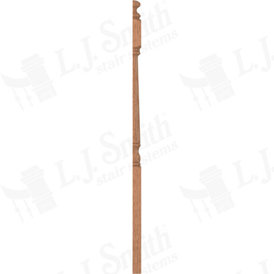 L.J. Smith 3" Half Short Utility Newel · LJ-4040OT 1/2-O — stair parts selection with LeviArs Design & Remodeling
