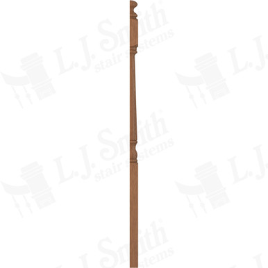 L.J. Smith 3" Half Short Utility Newel · LJ-4040OT 1/2-WO — stair parts selection with LeviArs Design & Remodeling
