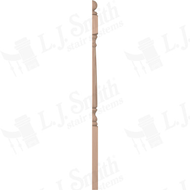 L.J. Smith 3" Half Short Utility Newel · LJ-4150 1/2-B — stair parts selection with LeviArs Design & Remodeling
