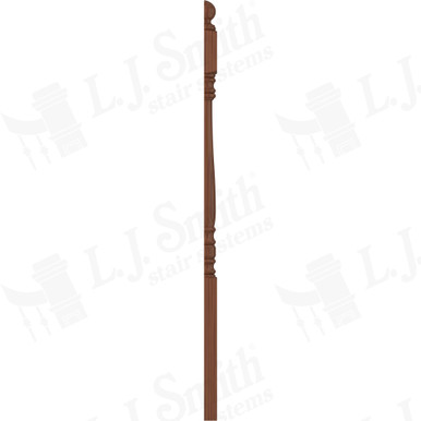 L.J. Smith 3" Half Short Utility Newel · LJ-4600 1/2-C — stair parts selection with LeviArs Design & Remodeling