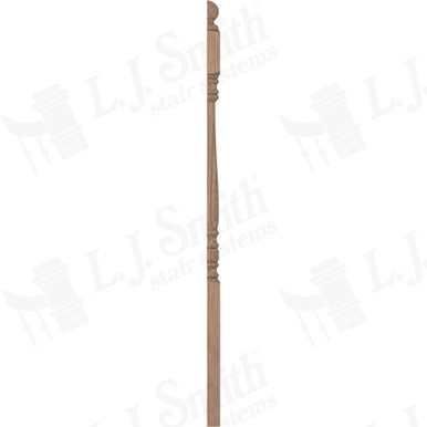 L.J. Smith 3" Half Short Utility Newel · LJ-4600 1/2-HK — stair parts selection with LeviArs Design & Remodeling
