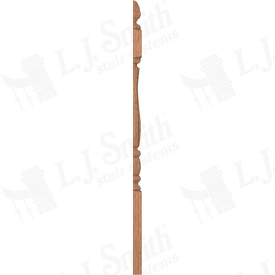 L.J. Smith 3" Half Short Utility Newel · LJF-3240 1/2-O — stair parts selection with LeviArs Design & Remodeling