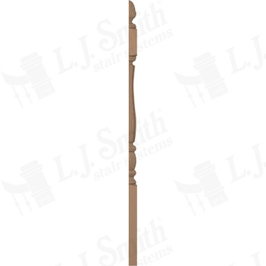 L.J. Smith 3" Half Short Utility Newel · LJF-3240 1/2-P — stair parts selection with LeviArs Design & Remodeling