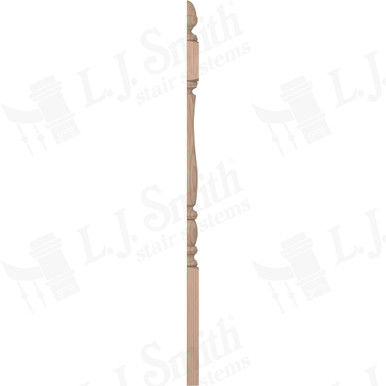 L.J. Smith 3" Half Short Utility Newel · LJP-3240 1/2-B — stair parts selection with LeviArs Design & Remodeling
