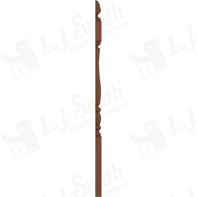 L.J. Smith 3" Half Short Utility Newel · LJP-3240 1/2-C — stair parts selection with LeviArs Design & Remodeling