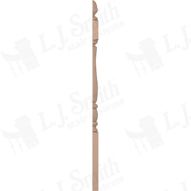 L.J. Smith 3" Half Short Utility Newel · LJP-3240 1/2-M — stair parts selection with LeviArs Design & Remodeling