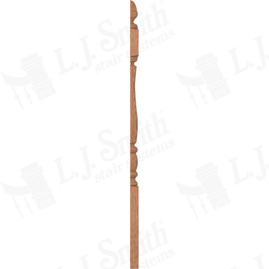 L.J. Smith 3" Half Short Utility Newel · LJP-3240 1/2-O — stair parts selection with LeviArs Design & Remodeling