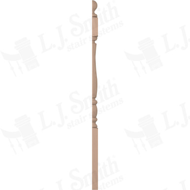 L.J. Smith 3" Half Short Utility Newel · LJP-3240BT 1/2-M — stair parts selection with LeviArs Design & Remodeling