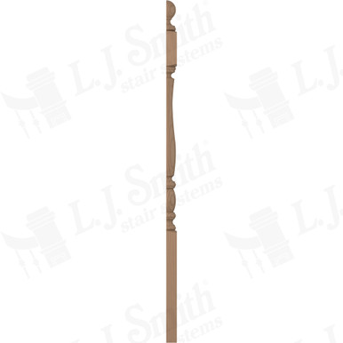 L.J. Smith 3" Half Short Utility Newel · LJP-3240BT 1/2-P — stair parts selection with LeviArs Design & Remodeling