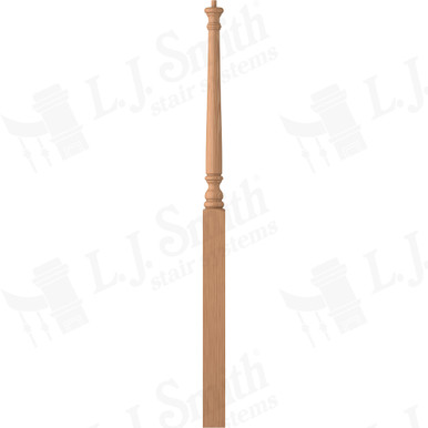 L.J. Smith 3" Intermediate Landing Newel · LJ-4015-AL — stair parts selection with LeviArs Design & Remodeling