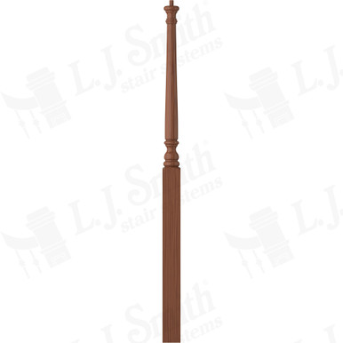 L.J. Smith 3" Intermediate Landing Newel · LJ-4015-C — stair parts selection with LeviArs Design & Remodeling