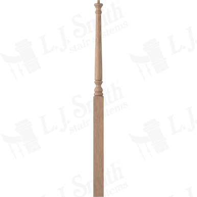 L.J. Smith 3" Intermediate Landing Newel · LJ-4015-HK — stair parts selection with LeviArs Design & Remodeling