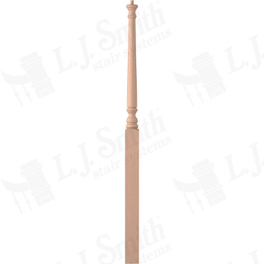 L.J. Smith 3" Intermediate Landing Newel · LJ-4015-HM — stair parts selection with LeviArs Design & Remodeling