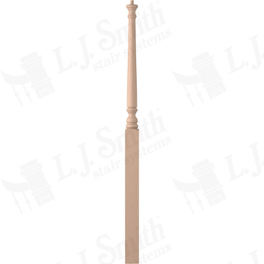 L.J. Smith 3" Intermediate Landing Newel · LJ-4015-M — stair parts selection with LeviArs Design & Remodeling