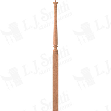 L.J. Smith 3" Intermediate Landing Newel · LJ-4015-O — stair parts selection with LeviArs Design & Remodeling