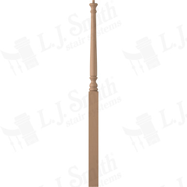 L.J. Smith 3" Intermediate Landing Newel · LJ-4015-P — stair parts selection with LeviArs Design & Remodeling