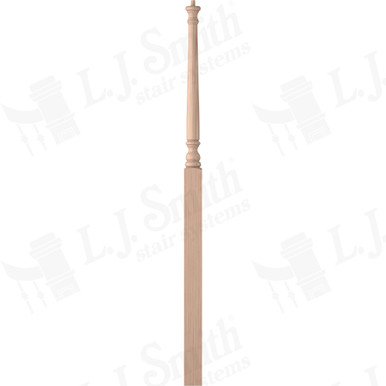 L.J. Smith 3" Intermediate Landing Newel · LJ-4017-B — stair parts selection with LeviArs Design & Remodeling