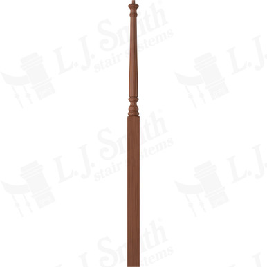 L.J. Smith 3" Intermediate Landing Newel · LJ-4017-C — stair parts selection with LeviArs Design & Remodeling