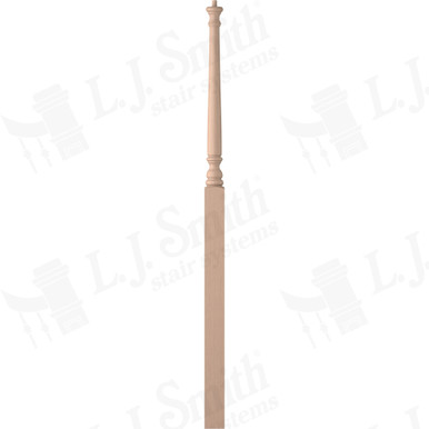 L.J. Smith 3" Intermediate Landing Newel · LJ-4017-M — stair parts selection with LeviArs Design & Remodeling