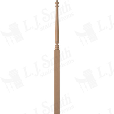 L.J. Smith 3" Intermediate Landing Newel · LJ-4017-P — stair parts selection with LeviArs Design & Remodeling