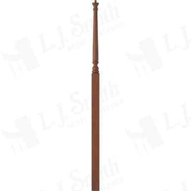 L.J. Smith 3" Intermediate Landing Newel · LJ-4018-C — stair parts selection with LeviArs Design & Remodeling
