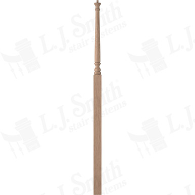 L.J. Smith 3" Intermediate Landing Newel · LJ-4018-HK — stair parts selection with LeviArs Design & Remodeling